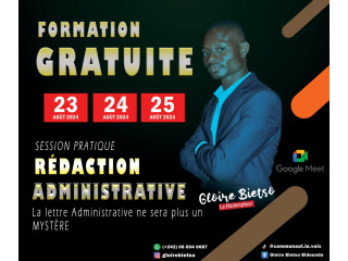 FORMATION GRATUITE EN RÉDACTION ADMINISTRATIVE